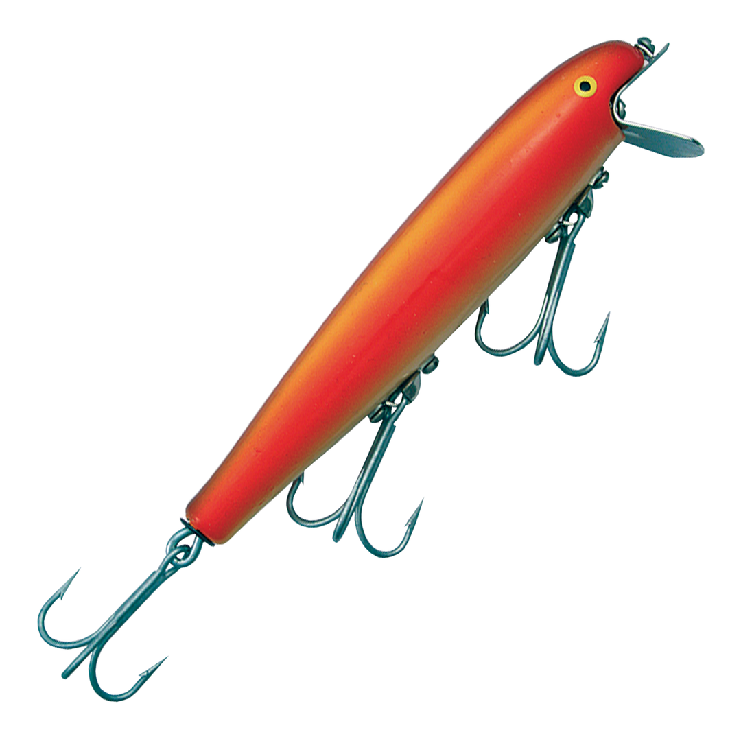 finnish fishing lures "Blue Rapala Countdown Lure Made in Finland" weighted with a split shot for medium depth or bottom walked off a three Puukala 110 mm 20 g